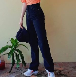 Asos Black High Waisted Jean Pants
